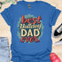 The best bulldog dad ever - V4 - The Bubbles T-Shirt